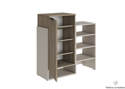 Бохо ТМ-001 тумба-комод Дуб Крафт Серый/Кашемир