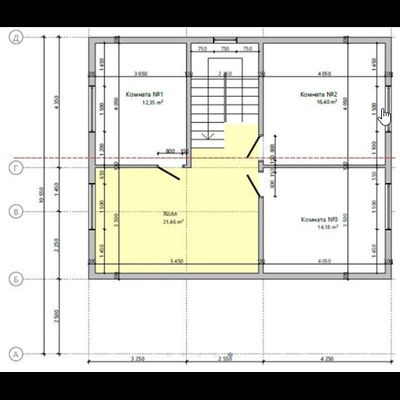 Двухэтажный каркасный дом с четырьмя спальнями 165м² (SK87)