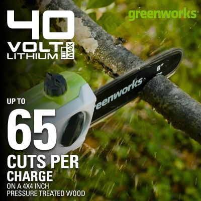 Высоторез кусторез штанговый Greenworks G40PSH
