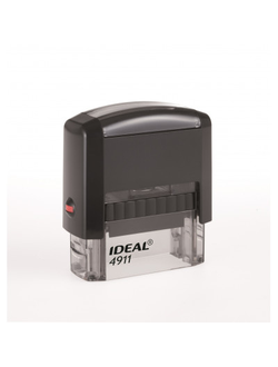 ШТАМП 38х14мм, IDEAL 4911 ЧЕРНЫЙ КОРПУС