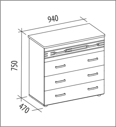 Комод Британия 52.09