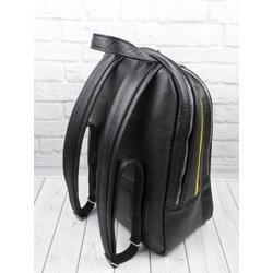 Кожаный рюкзак Mantovano black (арт. 3109-01)