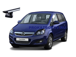 Дуги THULE для OPEL  Zafira B в штатные места
