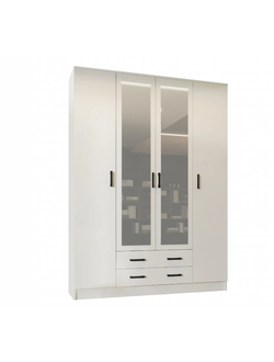 Шкаф Квадро Белый (Эра)