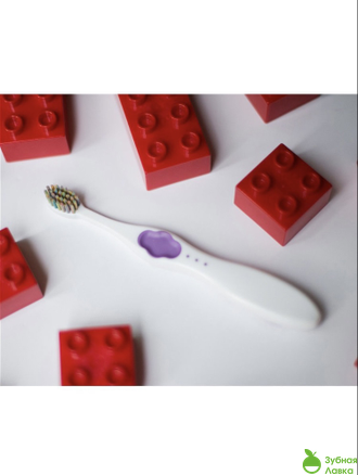 ДЕТСКАЯ ЗУБНАЯ КИСТЬ MONTCAROTTE PURPLE KIDS TOOTHBRUSH