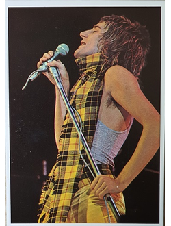 Rod Stewart Музыкальные открытки, Original Music Card, винтажные почтовые открытки, Intpressshop