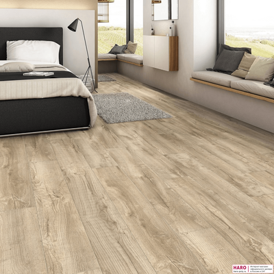 Пробковые полы Haro Дуб Шэбби белый 537259