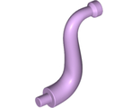 Elephant Tail / Trunk with Bar End - Short Curved Tip, Lavender (43892 / 6269026)