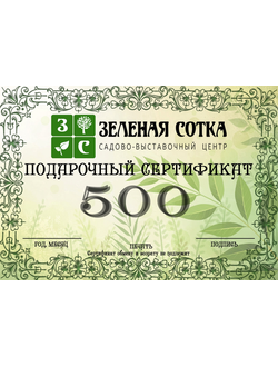 Подарочные сертификаты