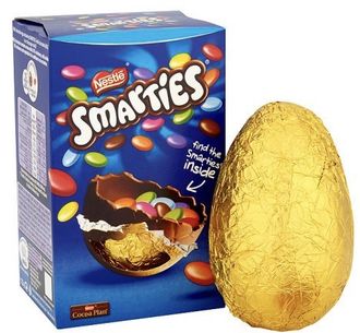 Драже Smarties Шоколадное яйцо 122гр (6 шт)