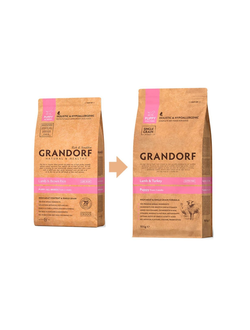 Grandorf Puppy: для щенков всех пород ягненок с индейкой,10 кг