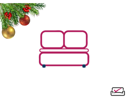 Чехлы на диваны без подлокотников