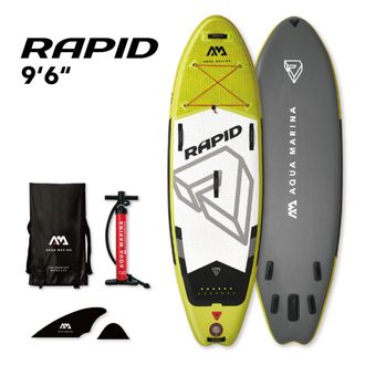 SUP BOARD НАДУВНОЙ AQUA MARINA RAPID RIVER 9'6", (ДВУХСЛОЙНАЯ) S22