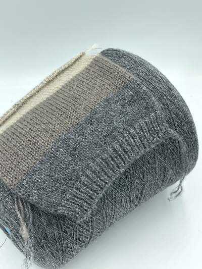 Filati Biagioli Modesto art. METALLIKE (филати биаджиоли модесто арт. металлике), состав: 76% WS кашемир, 17% VI вискоза, 7% PL люрекс, Nm. 1050 м в 100 гр.