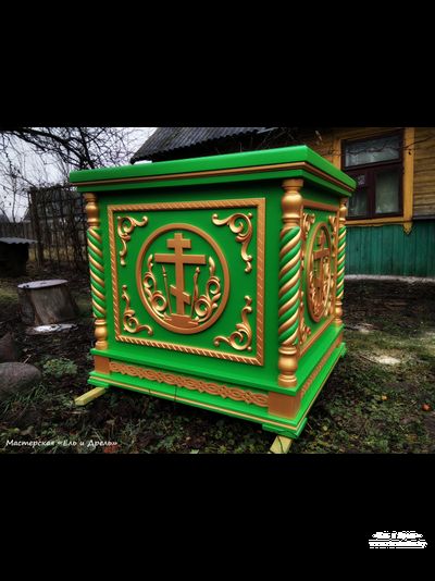 Облачение зелёное с золотом