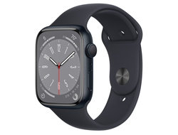 Apple Watch Series 8 45mm Midnight Aluminium Case With Midnight Sport Band