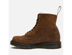 Dr Martens ботинки Pascal 8 Eye коричневые зимние женские