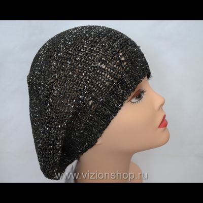 Берет черный летний Vizio Италия 4633