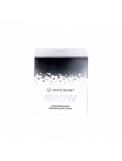 Отбеливающий порошок White secret snow, 70 гр