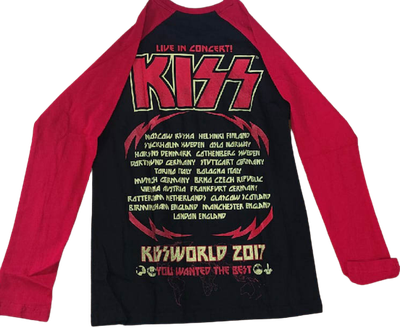 KISS - tour 2017 - лонгслив