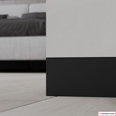 Скрытый плинтус с кабель-каналом и крышкой Ликорн С-07.3.2