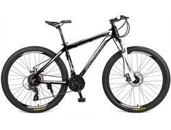 PIONEER Energy 29" (алюминий,  21 скорость, диск. тормоза) (black-white)