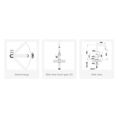 Смеситель Blanco Livia-S