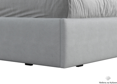 Кровать «КР 3» Серая 90 см (с основанием)