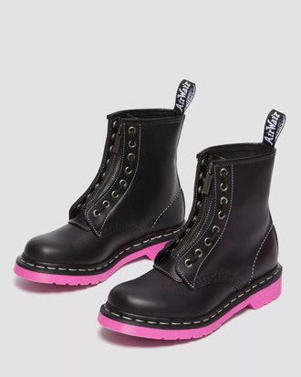 Ботинки Dr. Martens 1460 Pink Sole Wanama Leather женские