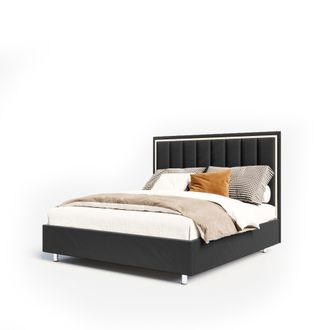 Кровать "Монтана" чёрного цвета