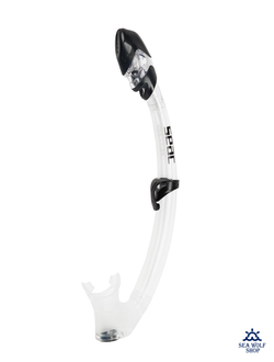 Трубка для дайвинга Seac Sub Tribe Dry Clear/black сухая