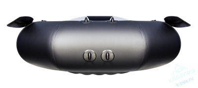 Лодка ПВХ Мастер Лодок Таймень NX270НД "Комби" Св.Серый / Чёрный