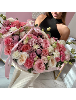КОРЗИНА МИКС ЦВЕТОВ №22