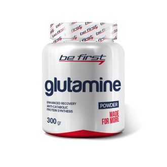 (Be First) Glutamine Powder - (300 гр) - (ежевика)