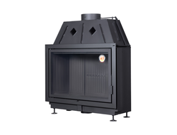 Каминная топка Альфа 1000 В подовая, Экокамин (Россия)