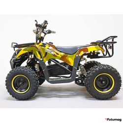 Квадроцикл GreenCamel Gobi K40 (30Ah 36V 800W R6 Цепной привод) быстросъем, армейский желтый