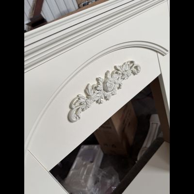 Электрокамин Женева Люкс SL с очагом Fobos