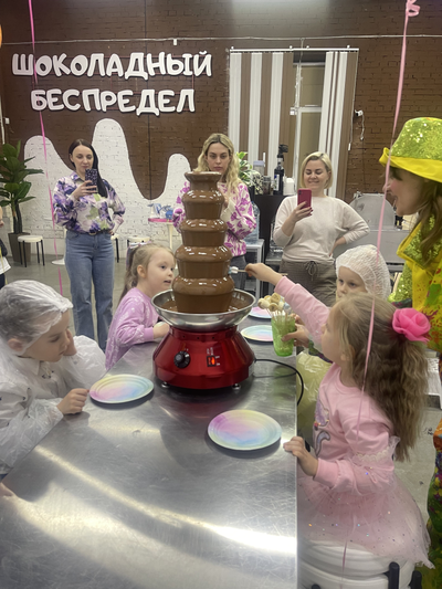 День рождения на шоколадной фабрике или групповой мастер-класс