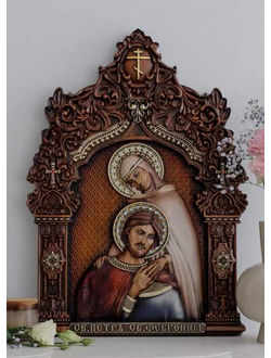 Икона Святой Пётр и Святая Феврония