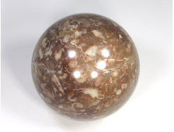 Шар Мрамор, Россия, Адыгея (78 мм, 673 г) №23414