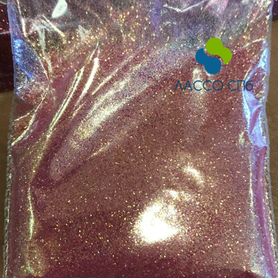 Иридисцентный глиттер блестки Ирис Розово-Оранжевый 0,2 мм