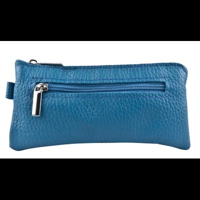 Кожаная ключница Fresine blue (арт. 7104-07)