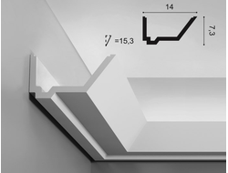 Карниз C358 Rail - 7,3*14*200см