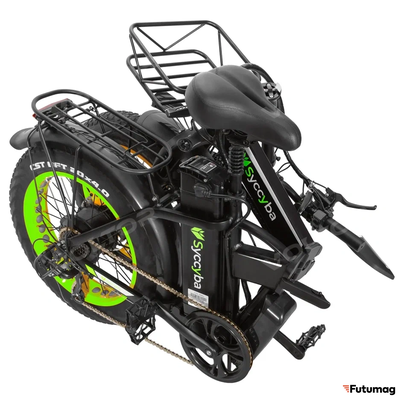 Электровелосипед SYCCYBA H1 (F10) DUAL 20AH зеленый