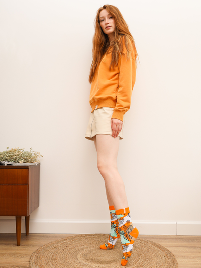 НОСКИ ПРИЯТНО "РЫЖИЕ ЛИСТЬЯ"