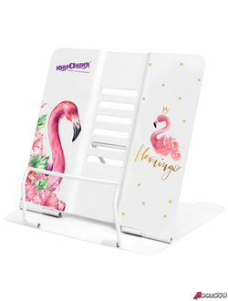 Подставка для книг и учебников ЮНЛАНДИЯ «Flamingo», регулируемый угол наклона, металл. 237573