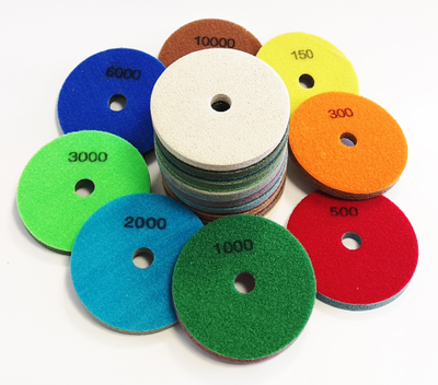 Спонж Полировальный диск для мрамора  (100 мм) - 8 шаговый