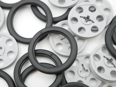 !АНАЛОГ! Tires and Hubs /  Pulley + tire,  (WHL10)