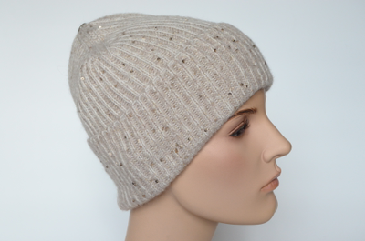 Итальянская шапка с отворотом тонкая Визио