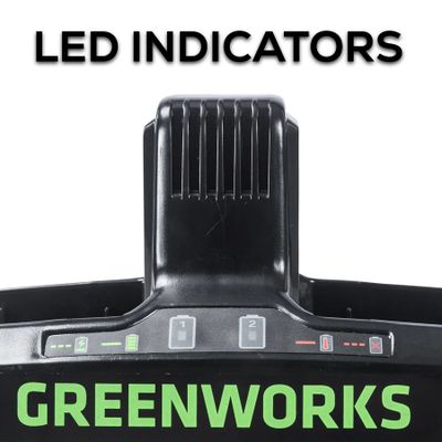 Двухпортовое зарядное устройство Greenworks G82C2 8А